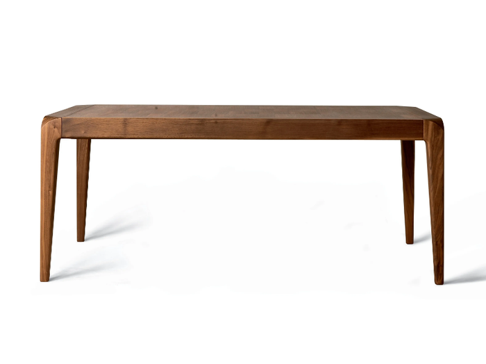 SENTIERO B-152 - Rectangular walnut table _ Dale Italia